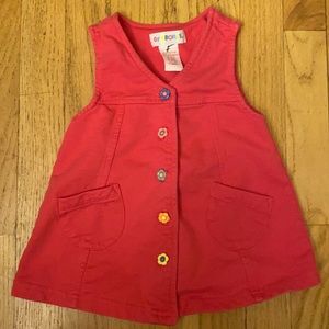 Gymboree Bright Pink Girls Jumper. Vintage. Small. 1.5 - 2.5 years